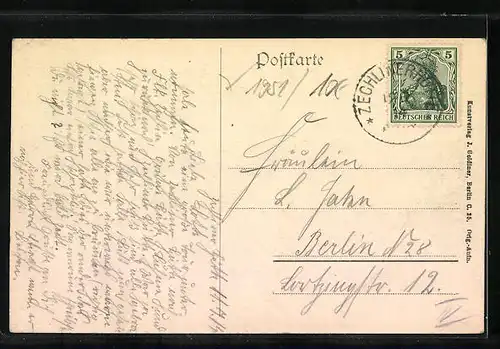 AK Zechliner Hütte, Blick zur Kirche