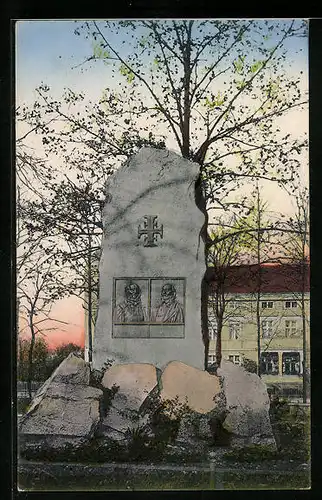 AK Neuruppin, Ludwig Jahn- und Carl Loose-Denkmal