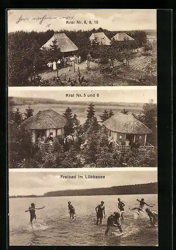 AK Ahrensdorf / Templin, Uckermärkisch Afrika, erbaut von Rob. Preussner