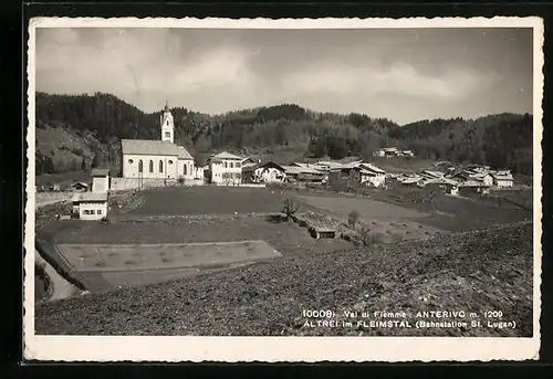 AK Anterivo, Ortsansicht mit Kirche