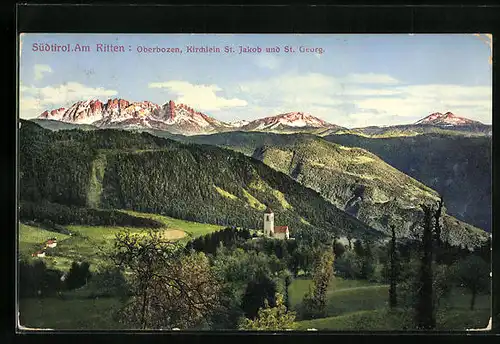 AK Oberbozen, Kirchlein St. Jakob und St. Georg