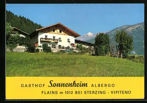 AK Flains, Gasthof-Albergo Sonnenheim