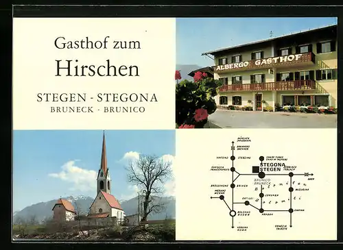 AK Stegen, Gasthof zum Hirschen