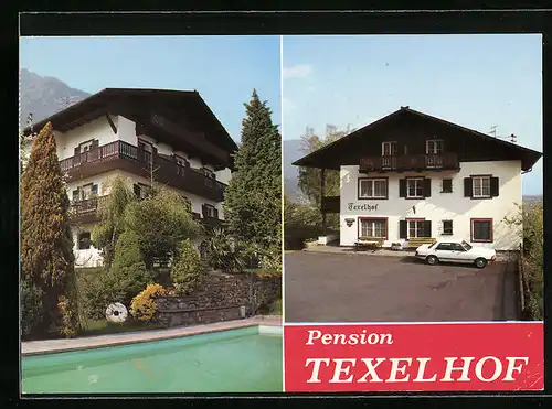 AK Algund-Dorf, Hotel-Pension Garni Texelhof, Hippolytstrasse 10