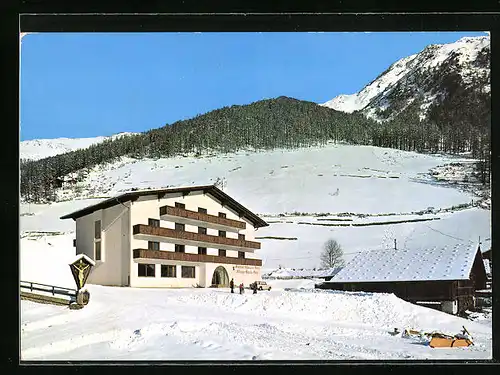 AK Unser Frau im Schnalstal, Gasthof Schwarzer Adler