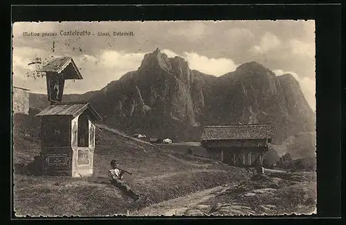 AK Siusi, Wanderweg und Gipfelpanorama