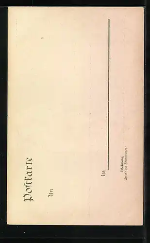 AK München, Gasteigerbrunnen