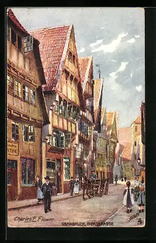 AK Osnabrück, Häuser in der Bierstrasse