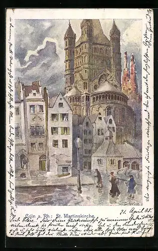 AK Köln, St. Martinskirche