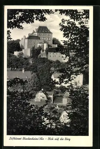 AK Blankenheim /Ahr, Blick auf die Burg