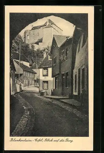 AK Blankenheim /Eifel, Blick auf die Burg