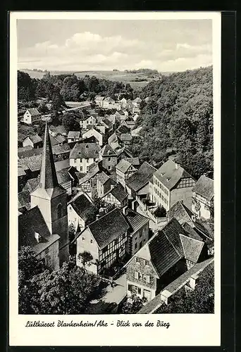AK Blankenheim /Ahr, Blick von der Burg