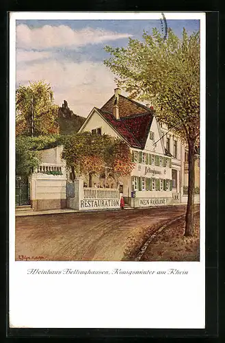AK Königswinter, Restaurant und Weinhaus Bellinghausen