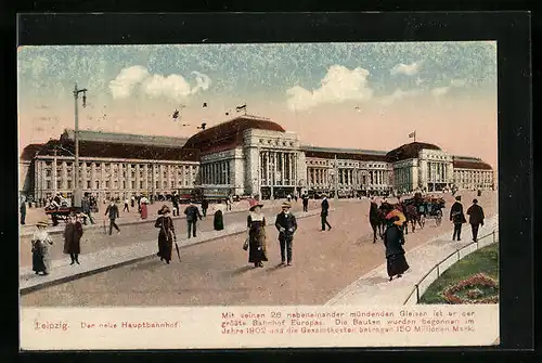 AK Leipzig, Der neue Hauptbahnhof