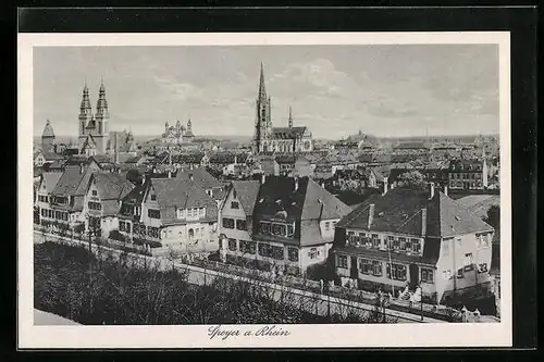 AK Speyer a. Rh., Gesamtansicht