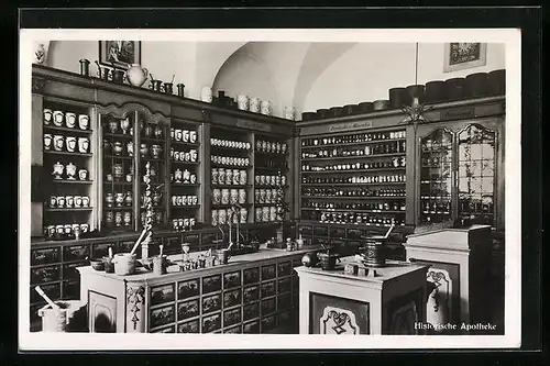 AK München, Deutsches Museum, Historische Apotheke