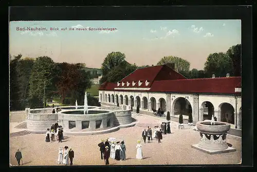 AK Bad Nauheim, Blick auf die neuen Sprudelanlagen