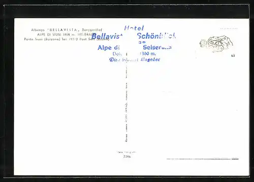 AK Alpe di Siusi, Hotel Bellavista