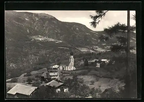 AK St. Oswald, Ortsansicht mit Kirche