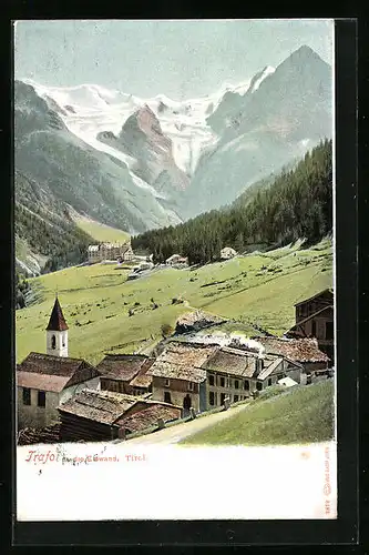 AK Trafoi, Ortspartie gegen die Eiswand