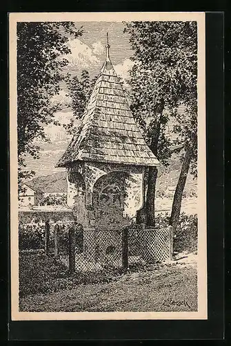 AK Bruneck, Bildstöckl aus dem XV. Jahrhundert