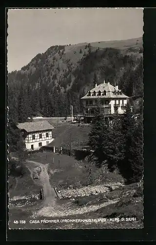 AK Alpe di Siusi, Casa Frommer (Frommerhaus)