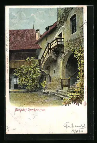 AK Bozen, Burg Runkelstein, Burghof