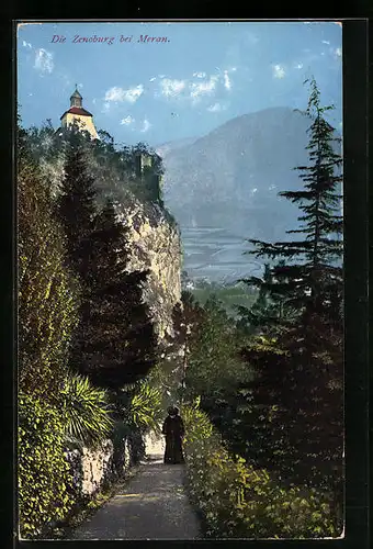 AK Meran, Blick zur Zenoburg