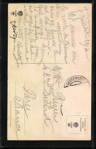 AK Gossensass, Brennerstrasse, Partie am Wassertunnel