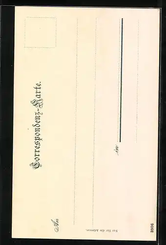 AK Meran, Gilfpromenade aus der Vogelschau