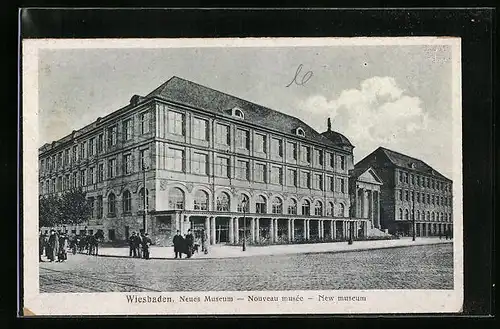 AK Wiesbaden, Neues Museum