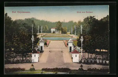AK Bad Oeynhausen, Blick vom Kurhaus