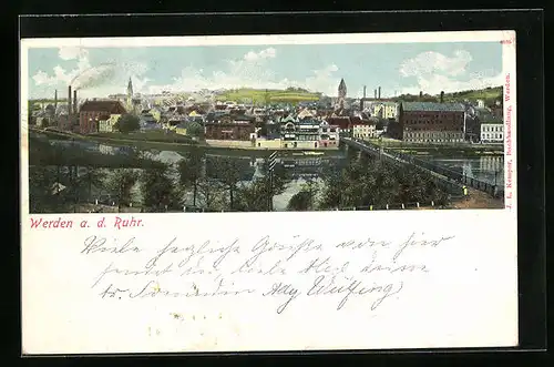 AK Werden a. d. Ruhr, Panorama