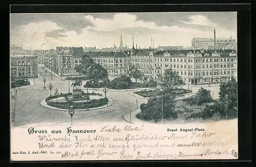 AK Hannover, Ernst August-Platz