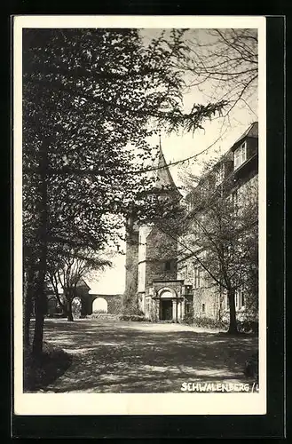 AK Schwalenberg i. Lippe, Blick zur Kirche