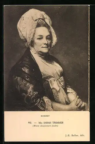 Künstler-AK Paris, Portrait von Mrs Sarah Trimmer, Musée Jacquemart-André