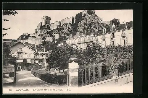 AK Lourdes, le Grand Hotel de la Grotte