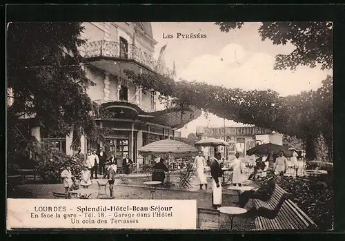 AK Lourdes, Splendid-Hotel-Beau-Séjour