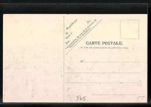 AK Lourdes, le Fort, vue prise du Calvaire