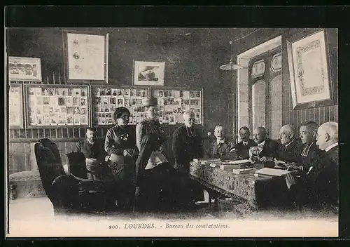 AK Lourdes, Bureau des constatations