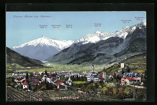 AK Meran-Obermais, Gesamtansicht