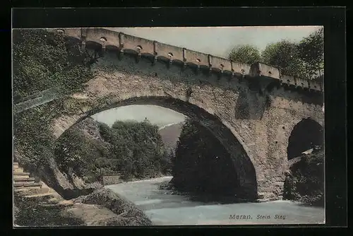 AK Meran, Partie am Stein-Steg