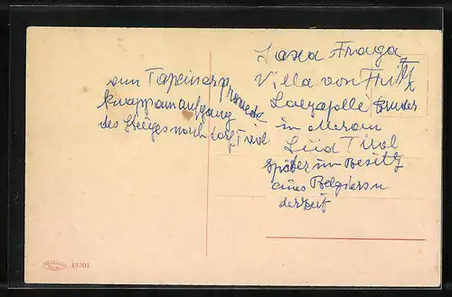 AK Meran, an der Tappeiner Promenade