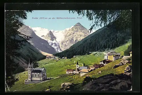 AK Trafoi, Gesamtansicht mit Kirche