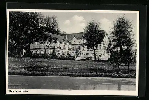 AK Neustadt a. Orla, Hotel zum Keller