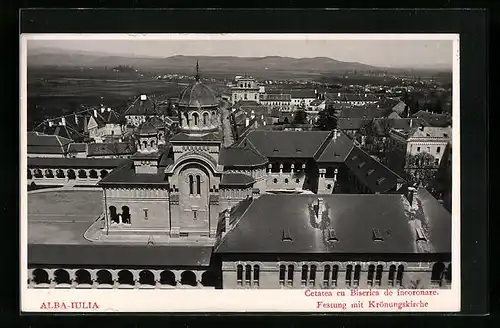 AK Alba-Iulia, Festung mit Krönungskirche