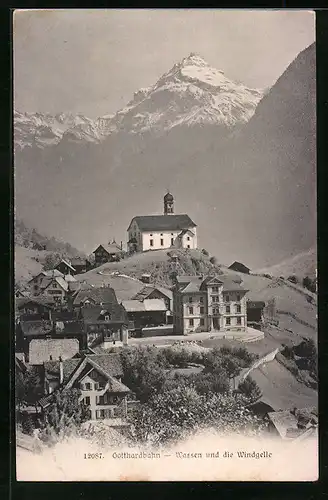 AK Wassen, Panorama mit Windgelle