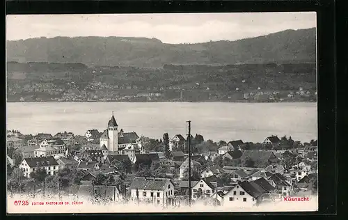 AK Küsnacht, Gesamtansicht aus der Vogelschau