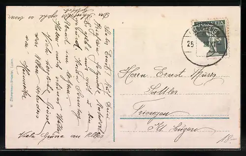 AK Goeschenen, Totalansicht aus der Ferne