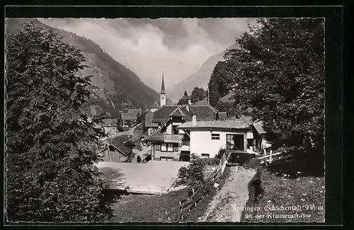 AK Spiringen, Ort an der Klausenstrasse